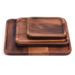 Set of 3 Square Plates - 1 each size