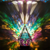 3D Colorful Bohemian LED Night Light Polar Star Starry Sky Floor Projection Lamp