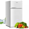 2 Doors Cold-rolled Sheet Compact Refrigerator