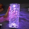 16 Colors Crystal Table Lamp Rose Light Romantic Diamond Atmosphere Light USB Touch Night Light For Bedroom Desk Party Decor