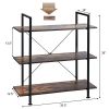 Mini Portable Kitchen Utility Serving Island Cart With Storage Shelves